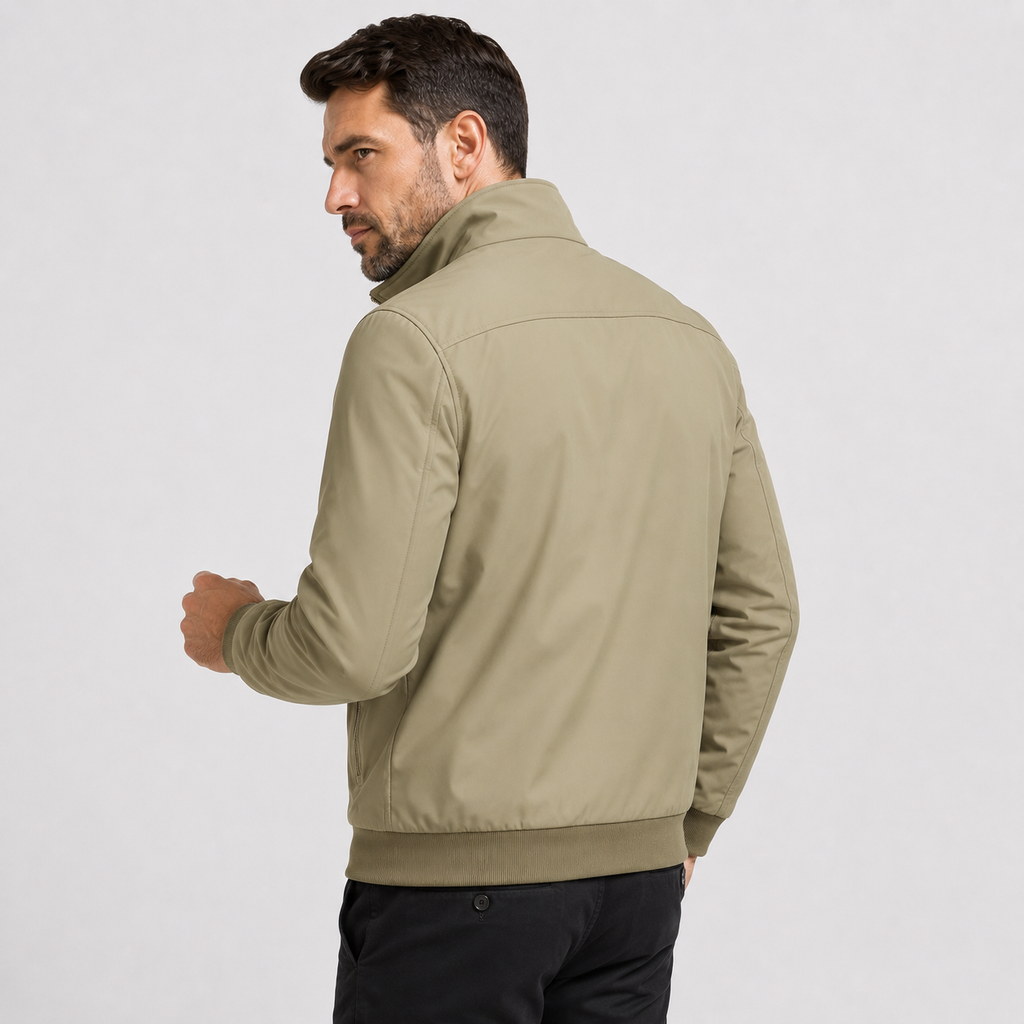 Men's Fleece Jacket - Thickened Stand Collar Zip-Up