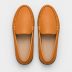 Men's Genuine Leather Driving Loafers – Classic Slip-On Moccasins