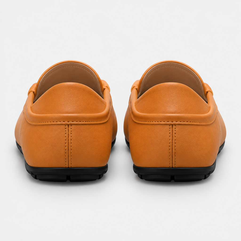 Men's Genuine Leather Driving Loafers – Classic Slip-On Moccasins