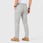Men's Chino Pants - Stretch Cotton Smart Casual Trousers