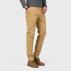 Men's Chino Pants - Stretch Cotton Smart Casual Trousers