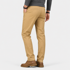 Men's Chino Pants - Stretch Cotton Smart Casual Trousers