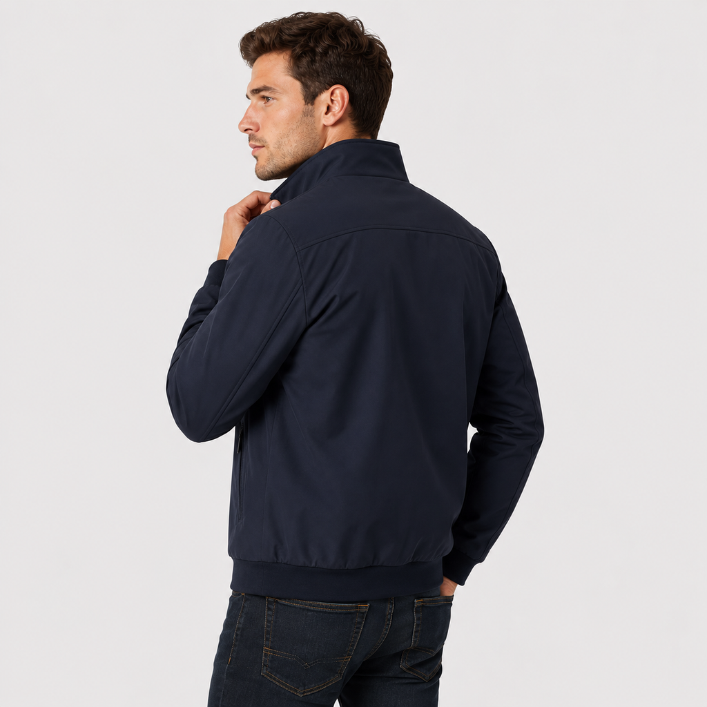 Men's Fleece Jacket - Thickened Stand Collar Zip-Up