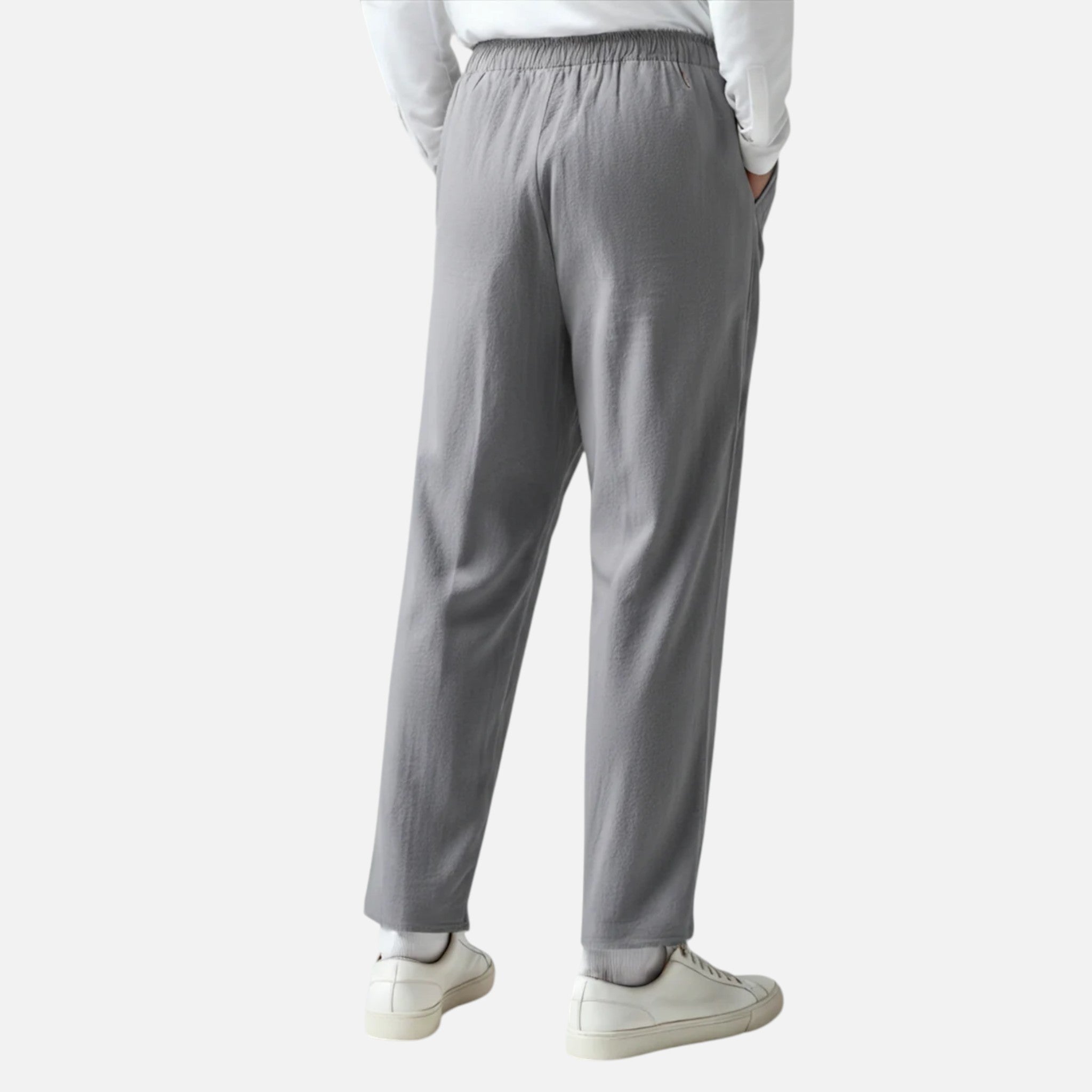 Maison Delmont | Men’s Riviera Linen Tailored Trousers
