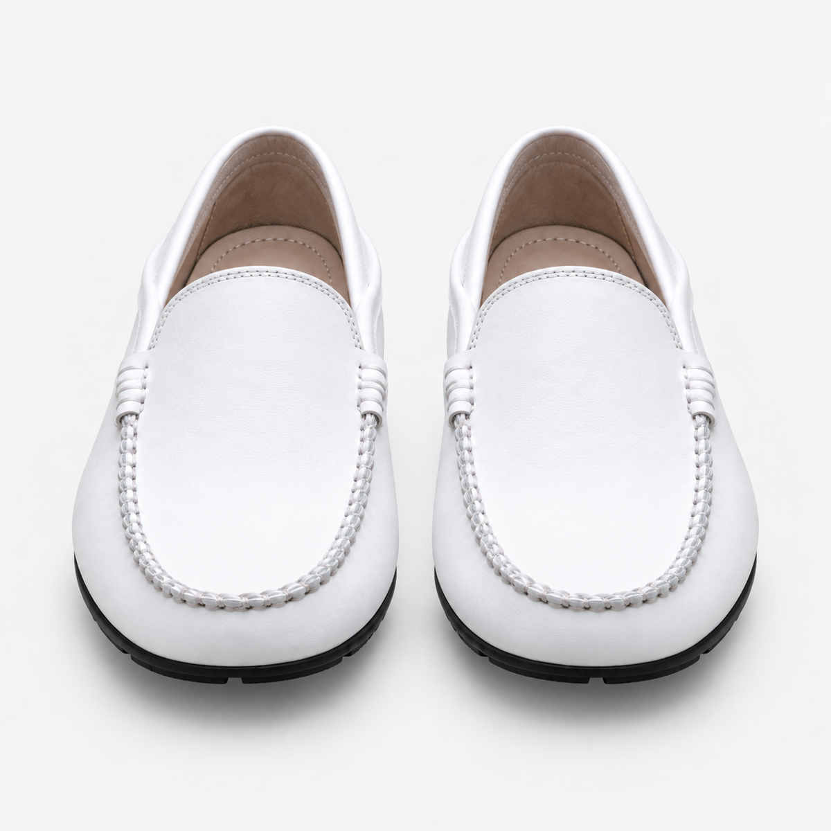 Men's Genuine Leather Driving Loafers – Classic Slip-On Moccasins