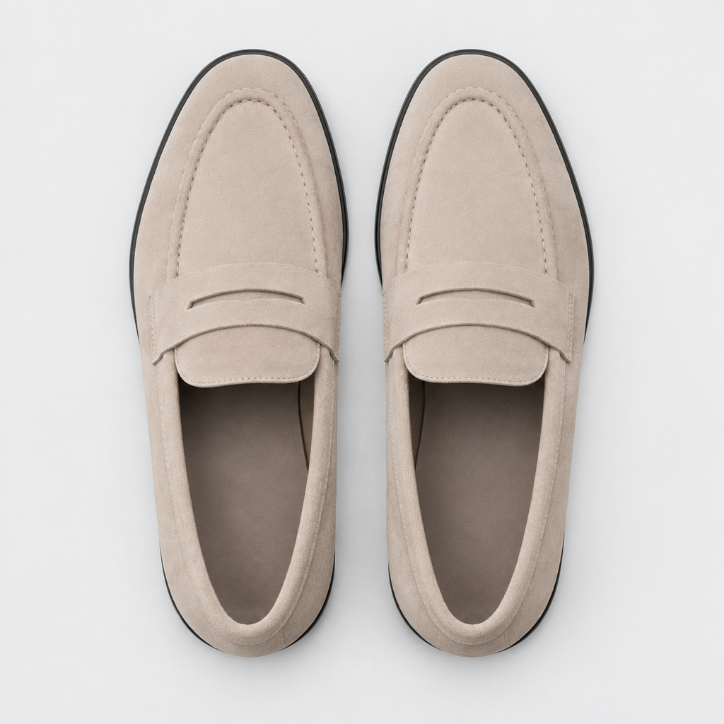 Men’s Suede Leather Slip-On Loafers